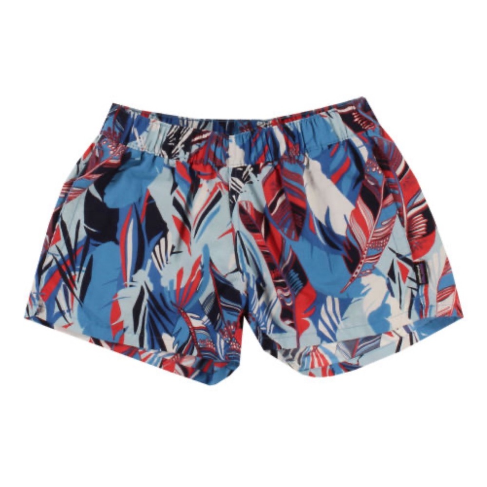 Patagonia Baggies 2.5" Shorts with feathers  - Size Small